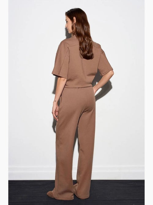 Pantalon en maille à jambe large dilvin - Kiabi Pantalon en maille à jambe large dilvin - Kiabi