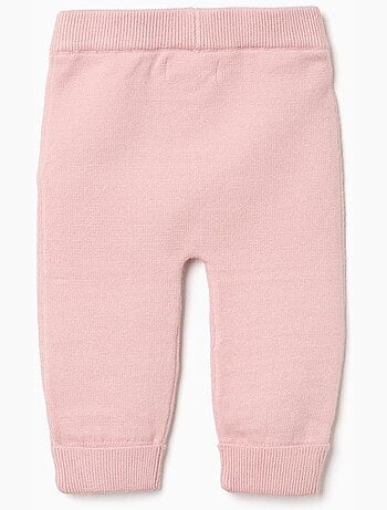 Pantalon en maille avec taille élastique