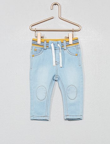 Pantalon en maille denim ultra,confortable , Kiabi