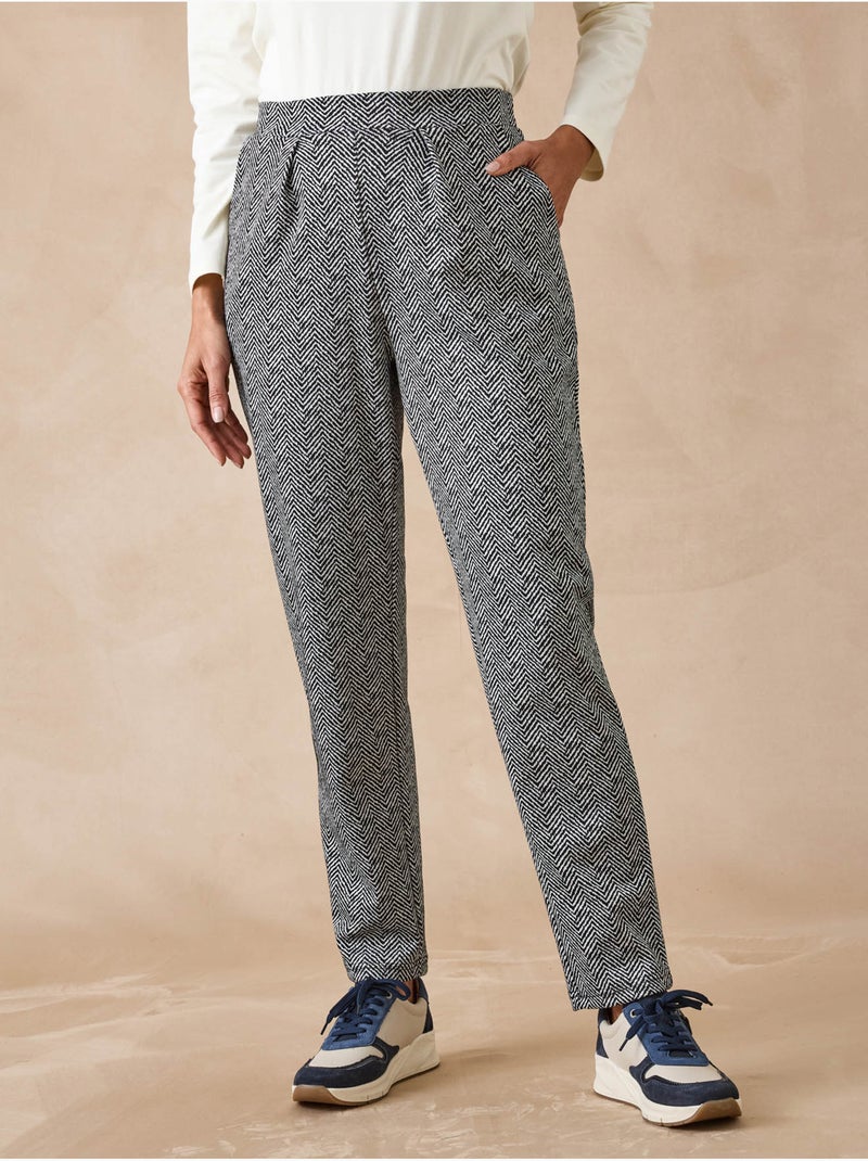 Pantalon en maille élastiqué - DAXON Gris - Kiabi