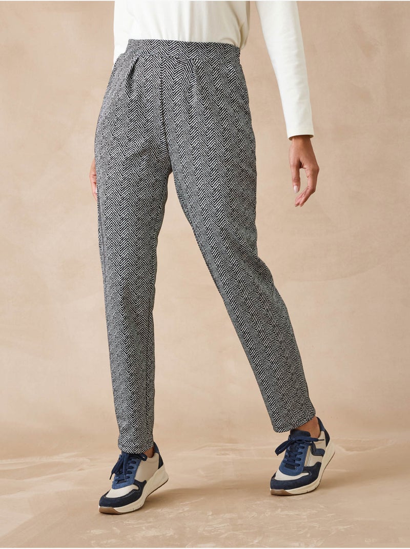 Pantalon en maille élastiqué - DAXON Gris - Kiabi