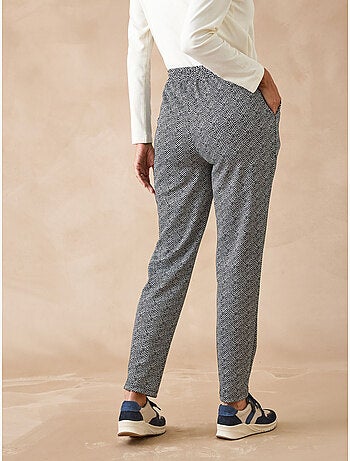 Pantalon en maille élastiqué