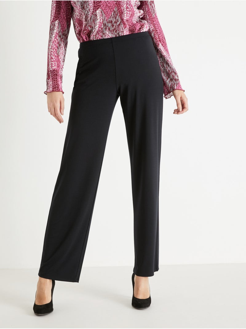 Pantalon en maille fluide - DAXON Noir - Kiabi