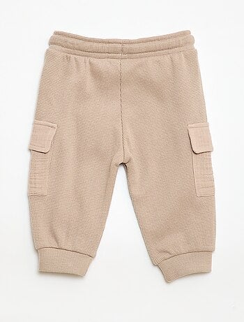 Pantalon en maille gaufrée