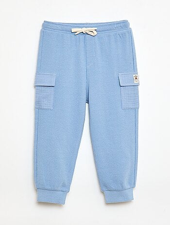 Pantalon en maille gaufrée