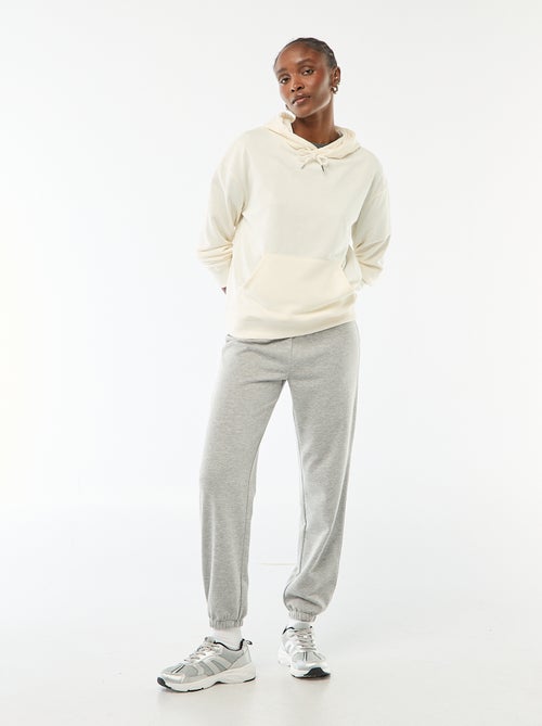 Pantalon en maille lourde femme coupe jogging - Kiabi