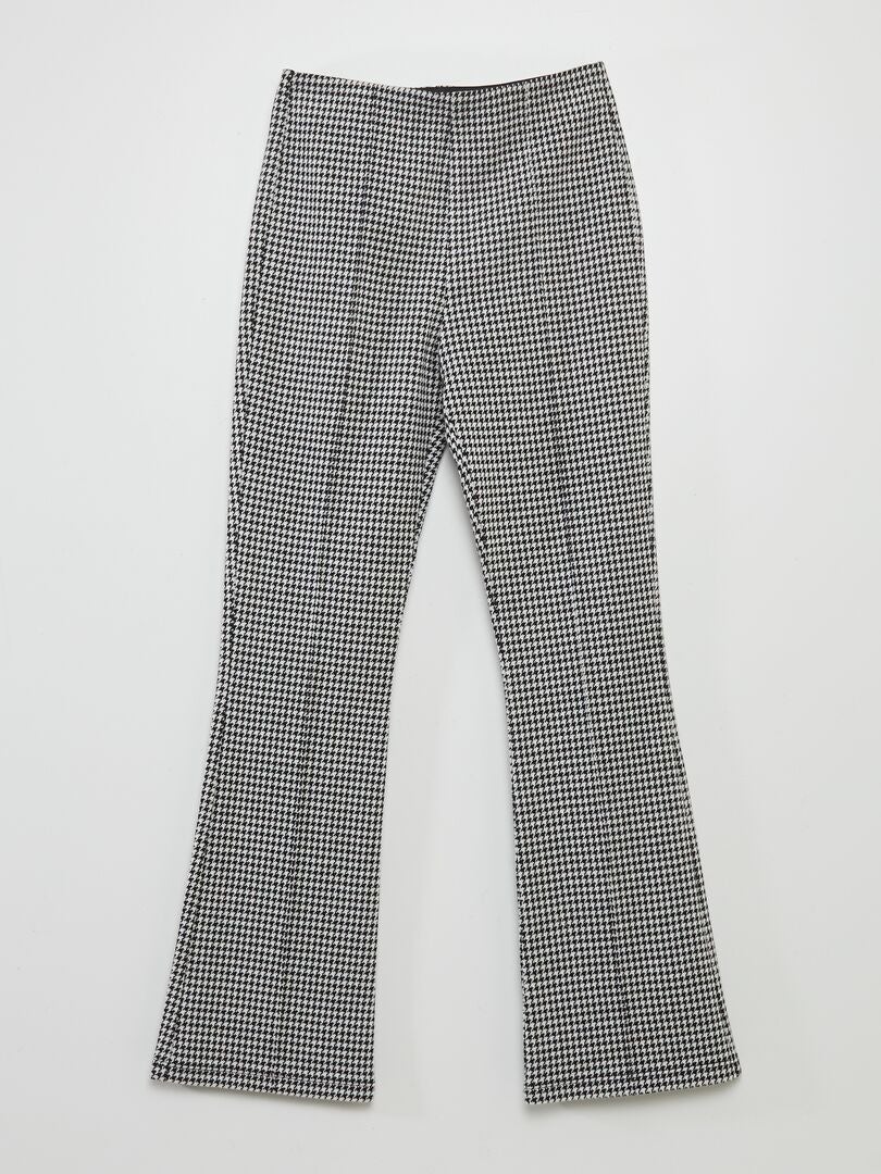 Pantalon en maille Noir - Kiabi