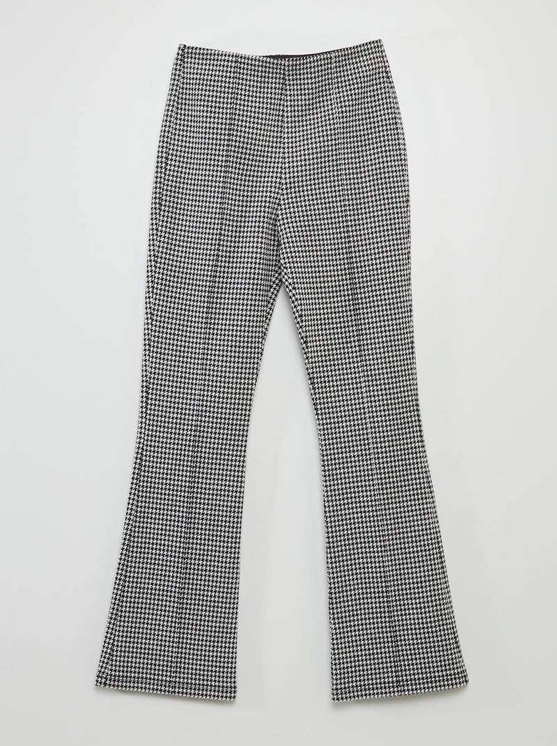 Pantalon en maille Noir - Kiabi