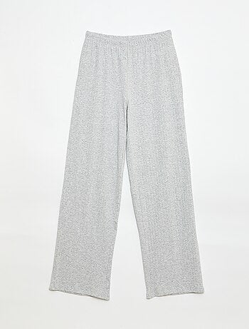 Pantalon en maille pointelle