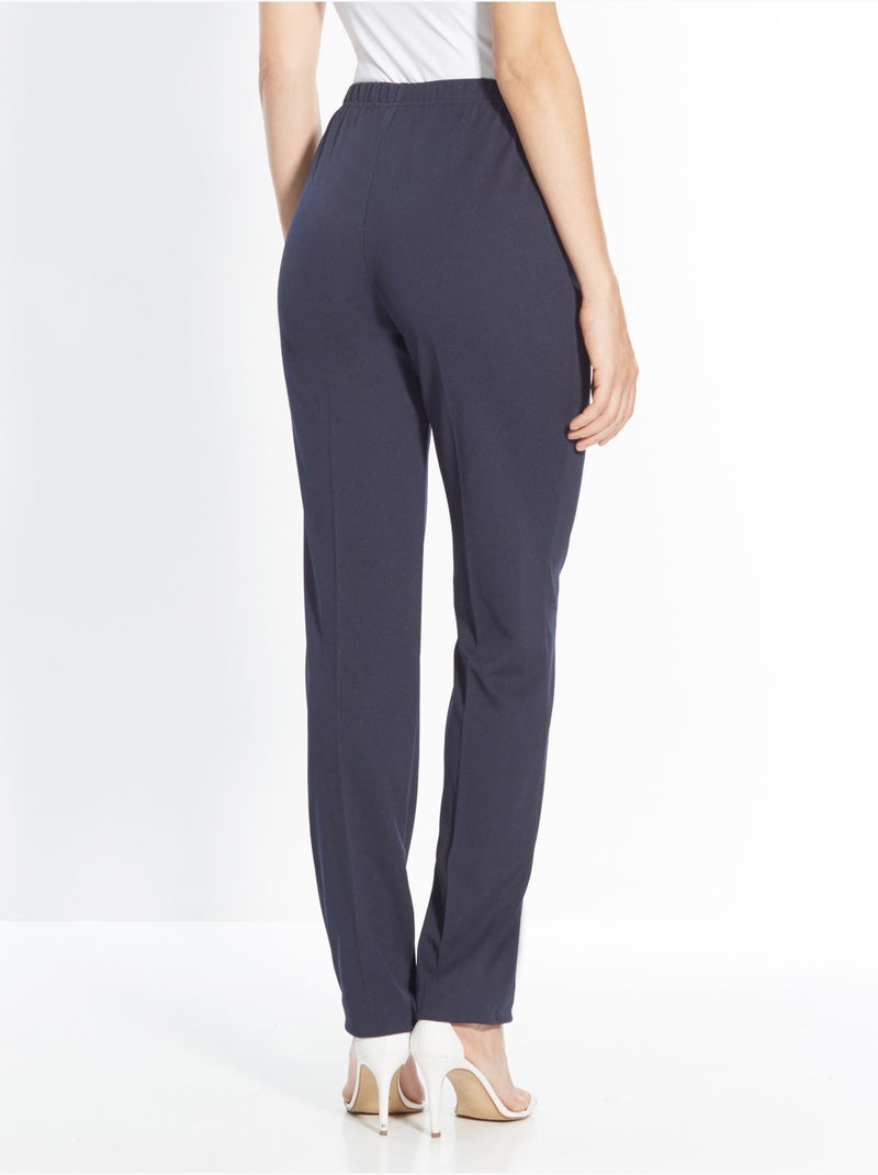 Pantalon en maille stature - d'1,60m - DAXON Bleu marine - Kiabi