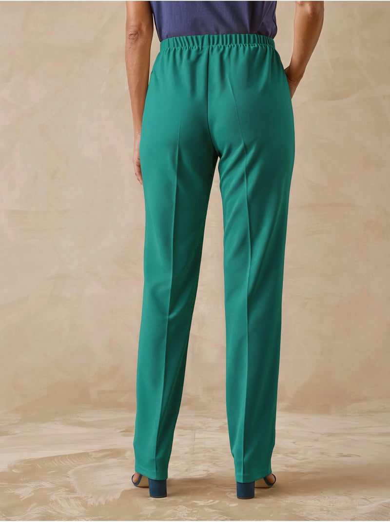 Pantalon en maille stature - d'1,60m - DAXON Bleu outremer - Kiabi