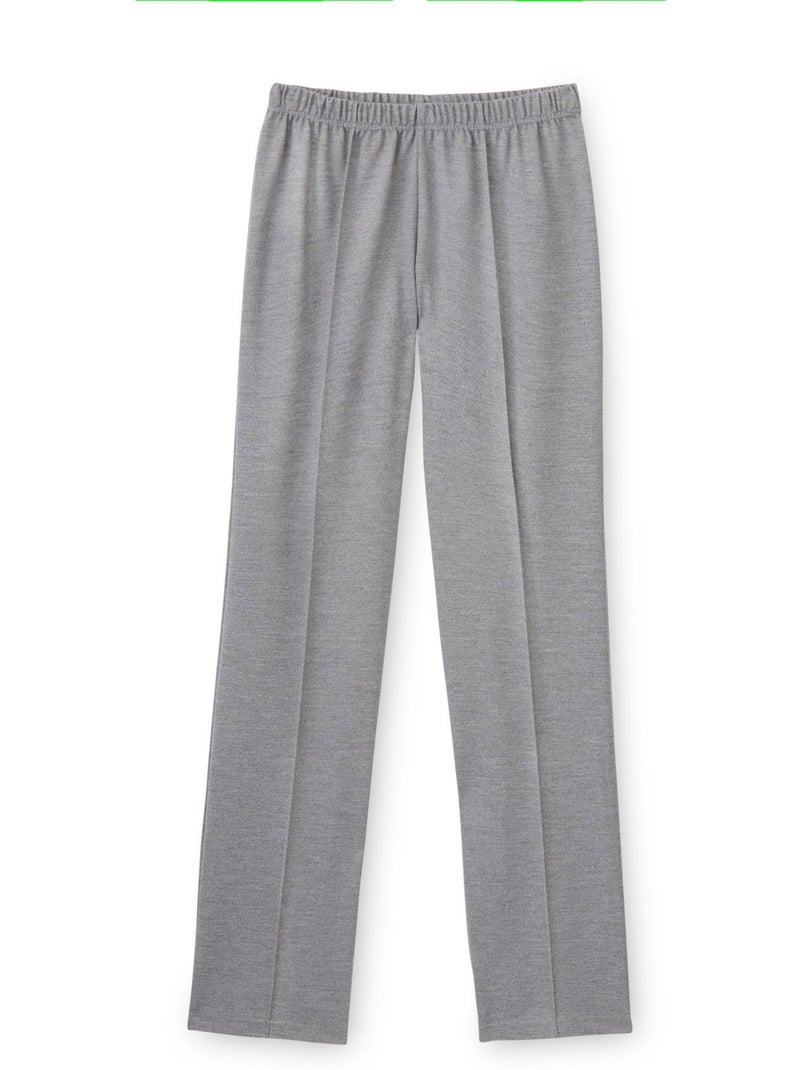 Pantalon en maille stature - d'1,60m - DAXON Gris - Kiabi