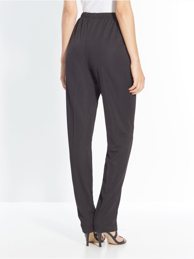 Pantalon en maille stature - d'1,60m - DAXON Noir Noir - Kiabi
