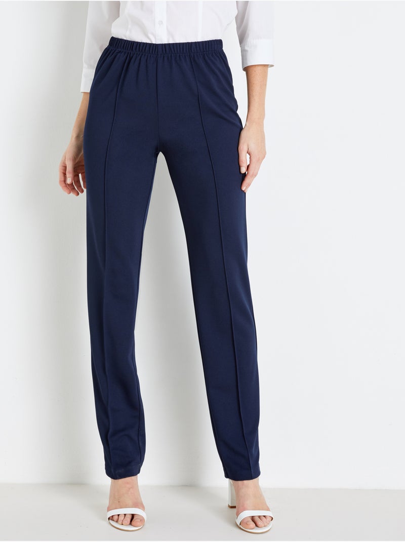 Pantalon en maille stature + d'1,60m - DAXON Bleu marine - Kiabi