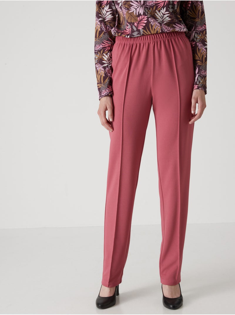 Pantalon en maille stature + d'1,60m - DAXON Bois de rose - Kiabi