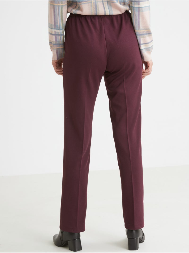 Pantalon en maille stature + d'1,60m - DAXON Bordeaux - Kiabi