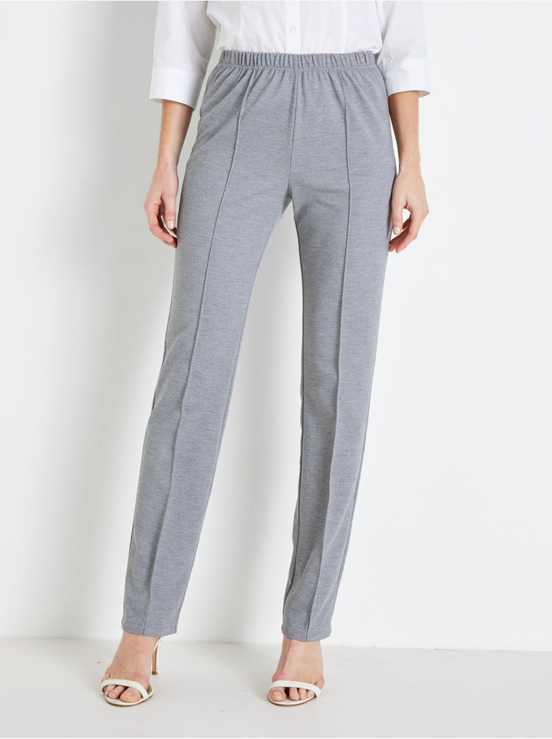 Pantalon en maille stature + d'1,60m - DAXON Gris - Kiabi