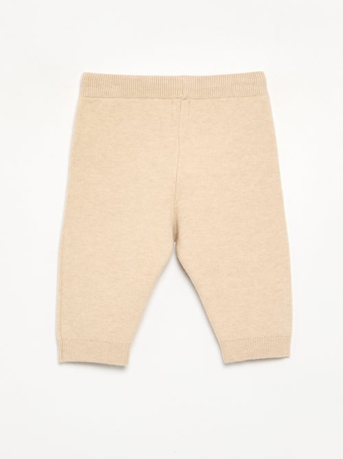 Pantalon en maille uni - Kiabi Pantalon en maille uni - Kiabi