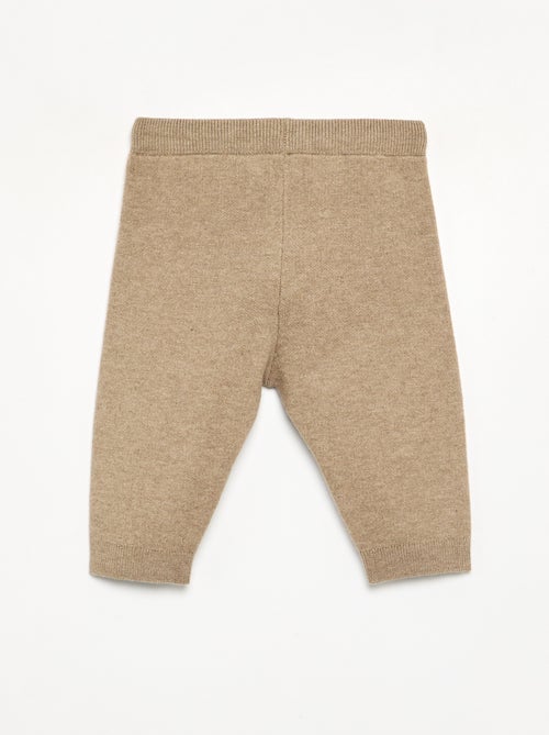 Pantalon en maille uni - Kiabi Pantalon en maille uni - Kiabi