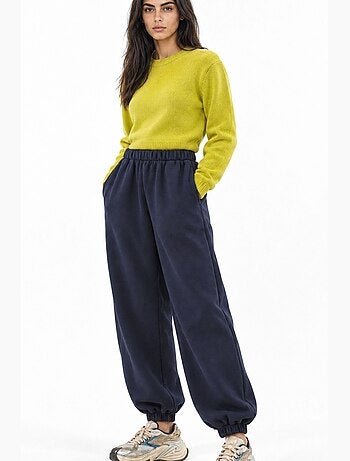 Pantalon en mélange de coton busem