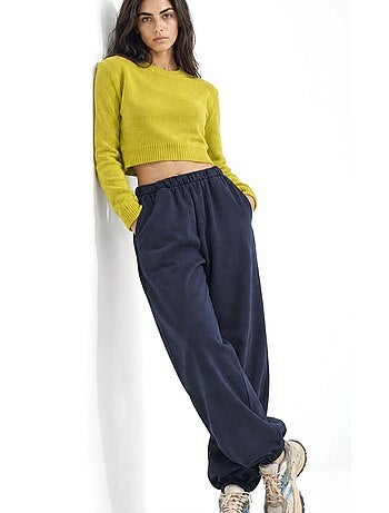 Pantalon en mélange de coton busem
