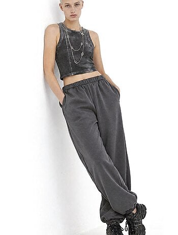 Pantalon en mélange de coton busem