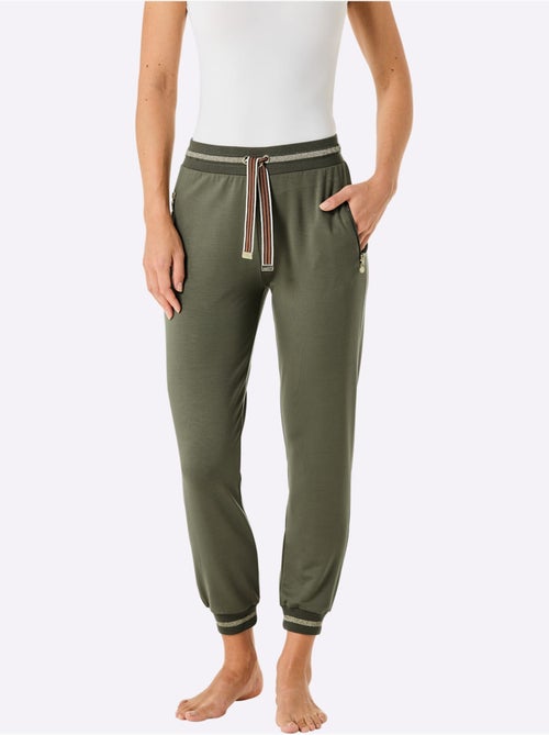 Pantalon En Modal Et Viscose Matière Sweat - Taille Standard - Witt - Kiabi