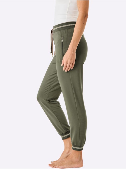 Pantalon En Modal Et Viscose Matière Sweat - Taille Standard - Witt - Kiabi