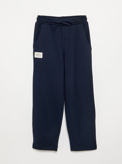 Pantalon en molleton - coupe ajustée - Kiabi