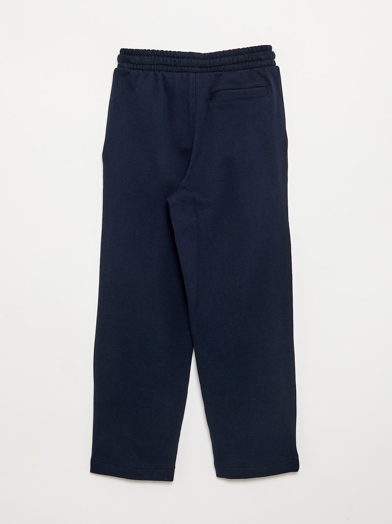 Pantalon en molleton - coupe ajustée Bleu - Kiabi