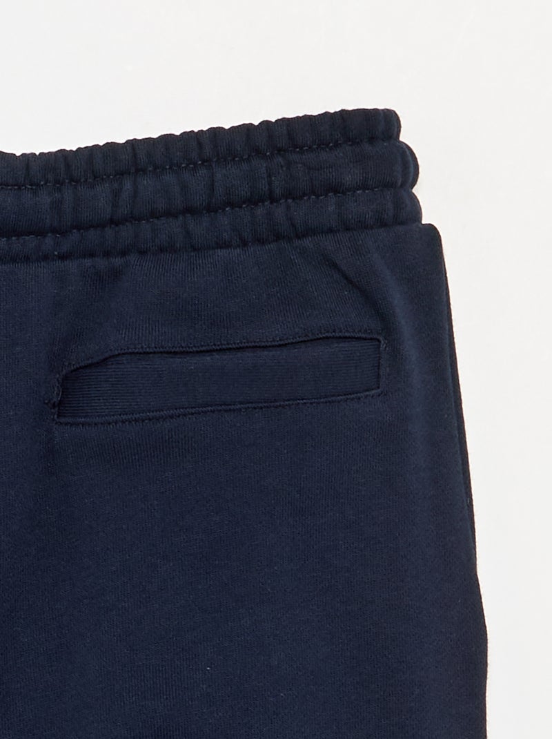 Pantalon en molleton - coupe ajustée Bleu - Kiabi