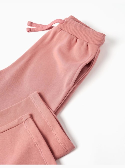 Pantalon en molleton avec cordon de serrage et poches - Kiabi
