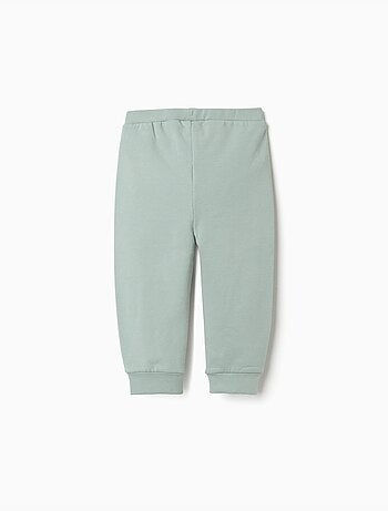 Pantalon en molleton avec doublure en coton peigné et imprimé cœur