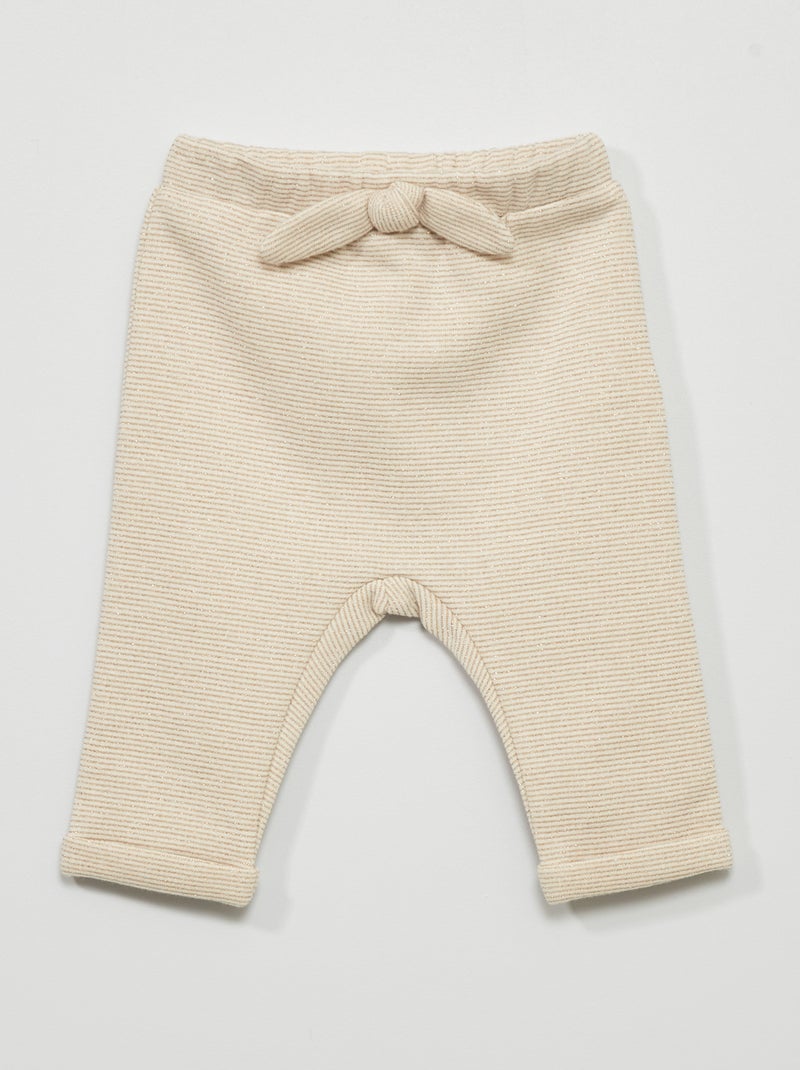 Pantalon en molleton Blanc - Kiabi