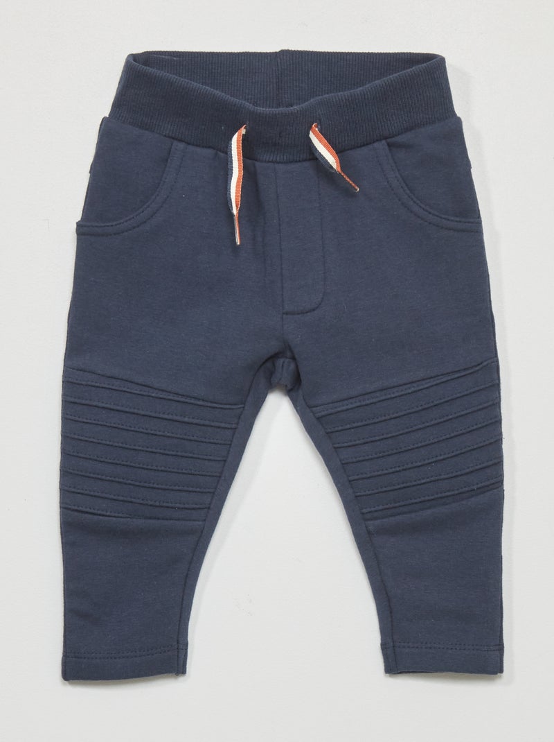 Pantalon en molleton Bleu - Kiabi