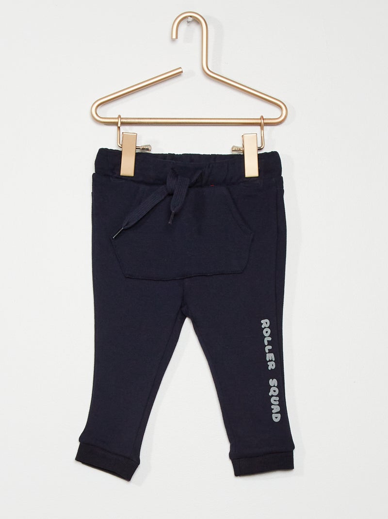 Pantalon en molleton BLEU - Kiabi