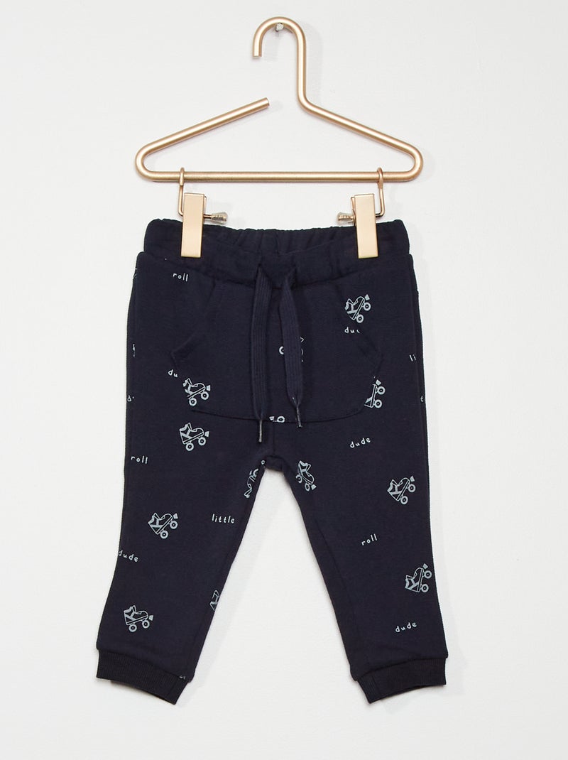 Pantalon en molleton BLEU - Kiabi