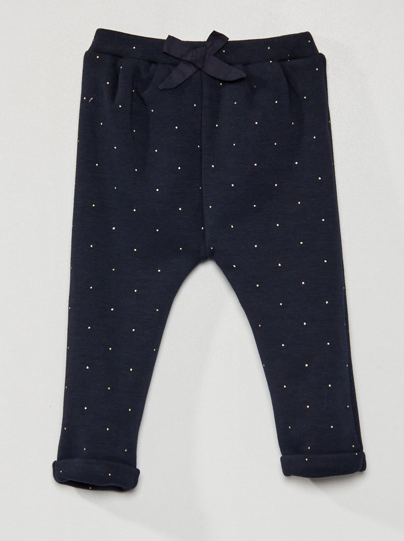 Pantalon en molleton Bleu - Kiabi
