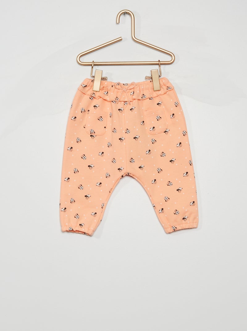 Pantalon en molleton 'Disney' orange - Kiabi