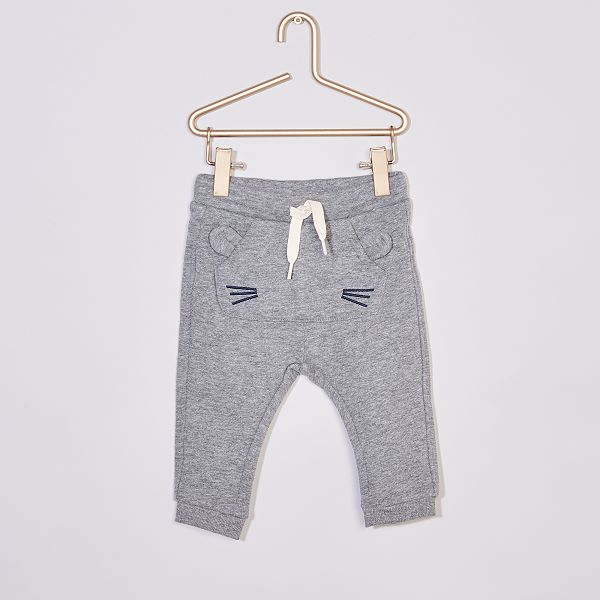 Pantalon En Molleton Eco Concu Bebe Garcon Gris Chine Kiabi 1 80