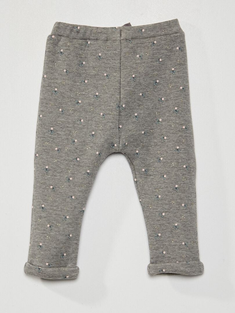 Pantalon en molleton Gris - Kiabi
