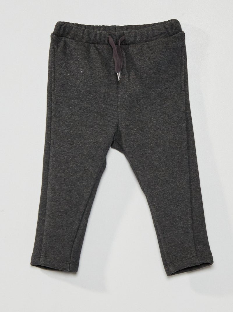 Pantalon en molleton Gris - Kiabi