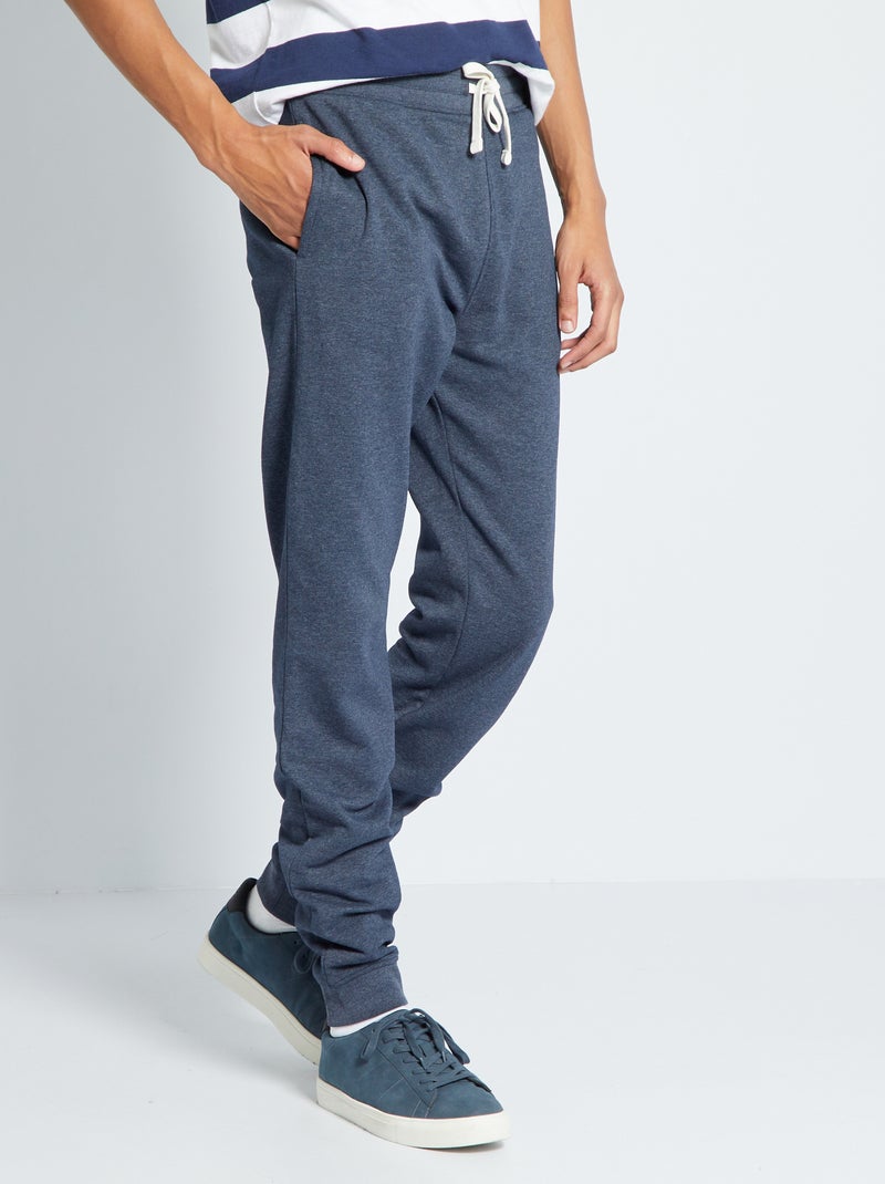 Pantalon en molleton  L36 +1m90 bleu marine - Kiabi