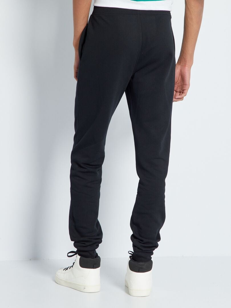 Pantalon en molleton  L36 +1m90 noir - Kiabi