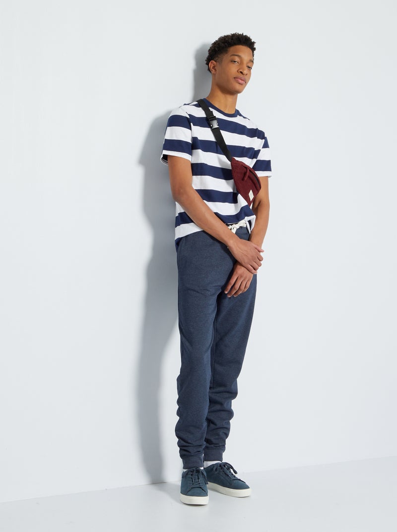 Pantalon en molleton  L38 +1m95 Bleu - Kiabi