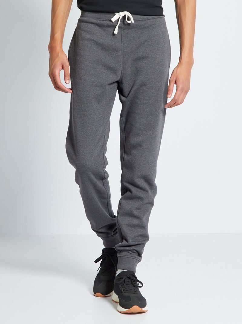 Pantalon en molleton  L38 +1m95 Gris - Kiabi