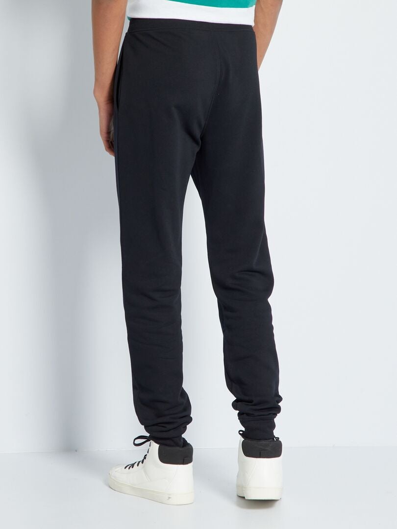 Pantalon en molleton  L38 +1m95 noir - Kiabi