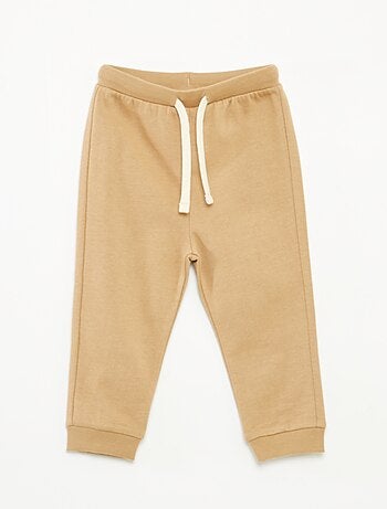 Pantalon en molleton léger avec taille élastiquée