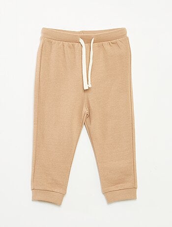 Pantalon en molleton léger avec taille élastiquée