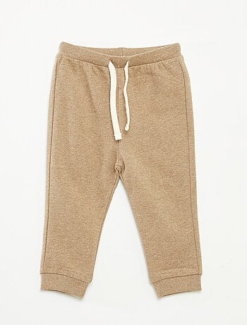 Pantalon en molleton léger avec taille élastiquée